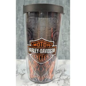 Bike Week Daytona Harley Davidson Tervis tumbler 24 oz flame car‎ cup travel